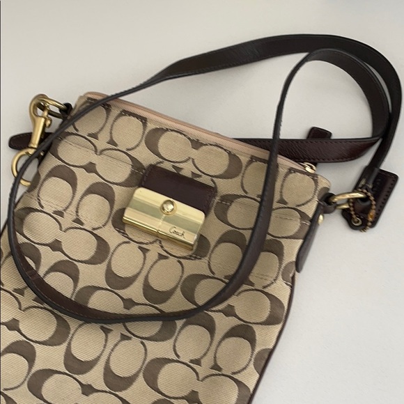 Coach Crossbody Bag with CC Fabric - Picture 6 of 6